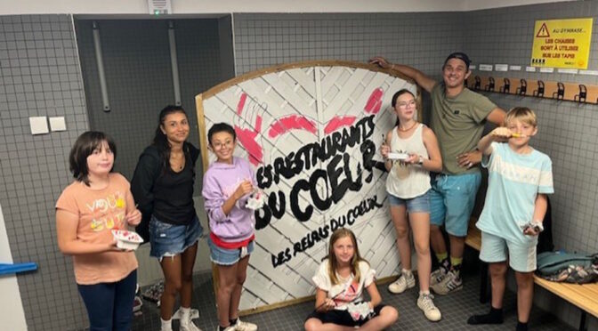 Les jeunes de Giromagny avec les Restos du cœur de Belfort